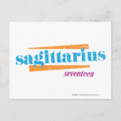 Sagittarius Aqua Briefkaart (Voorkant)