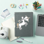 Sagittarius Archer-brandteken astrologisch symbool Sticker (iPad Cover)