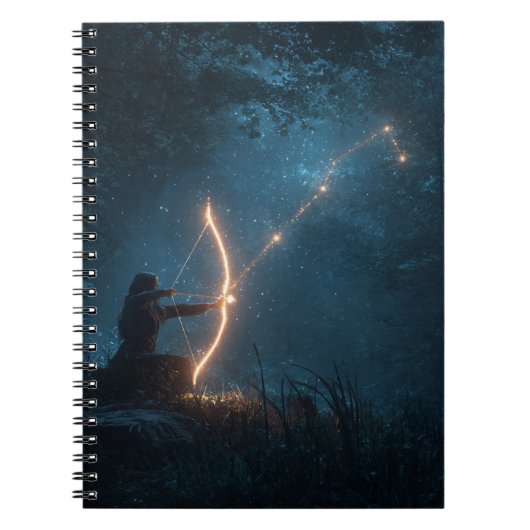 Sagittarius Archer Constellation Notitieboek (Voorkant)