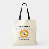 Sagittarius Archer Zodiac Tote Bag (Achterkant)