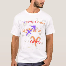 Sagittarius Aries Couple Zodiac T-Shirt