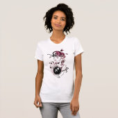 Sagittarius Art Deco Lady T-shirt (Voorkant volledig)