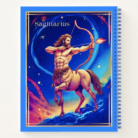 Sagittarius as the Celestial Archer Journal Notitieboek (Achterkant)