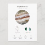 Sagittarius Astrological Sign Briefkaart (Voorkant)