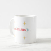Sagittarius Astrological Sign Coffee Mok (Voorkant links)