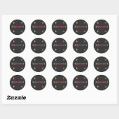 Sagittarius Astrological Sign Ronde Sticker (Vel)