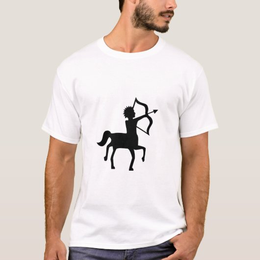 Sagittarius Astrological Symbol Sign 4 T-shirt (Voorkant)