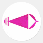 Sagittarius Astrologie Sterrenbeeld Ronde Sticker (Voorkant)