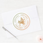 Sagittarius Astrologie Zodiac d1 Stickers (Envelop)