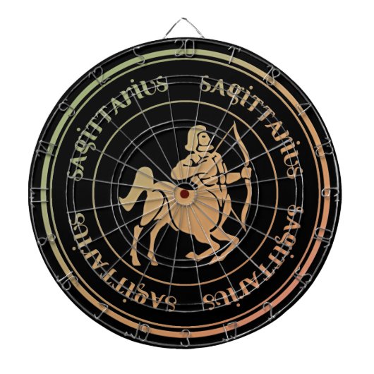 Sagittarius Astrology Zodiac d1 Dartboard Dartbord (Voorkant)