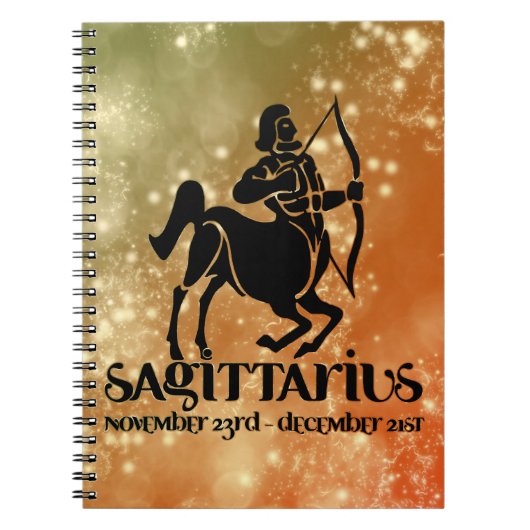 Sagittarius Astrology Zodiac d1 Notitieboek 4 (Voorkant)