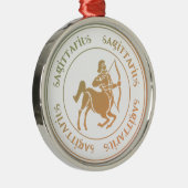Sagittarius Astrology Zodiac d1 Ornament (Rechts)