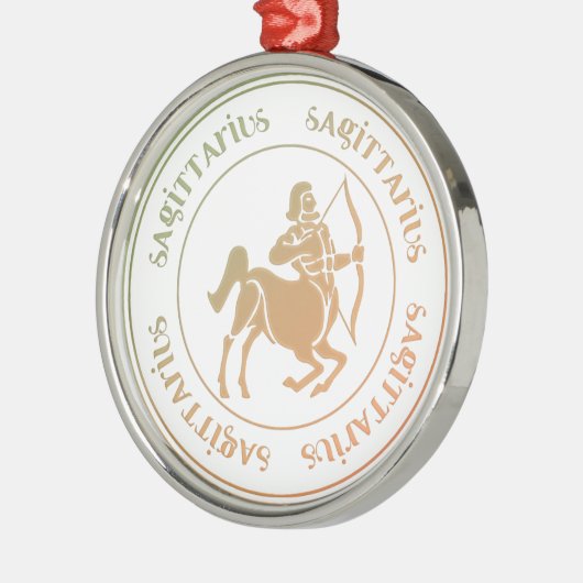 Sagittarius Astrology Zodiac d1 Ornament (Links)