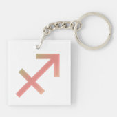 Sagittarius Astrology Zodiac d1 Sleutelhanger (Achterkant)