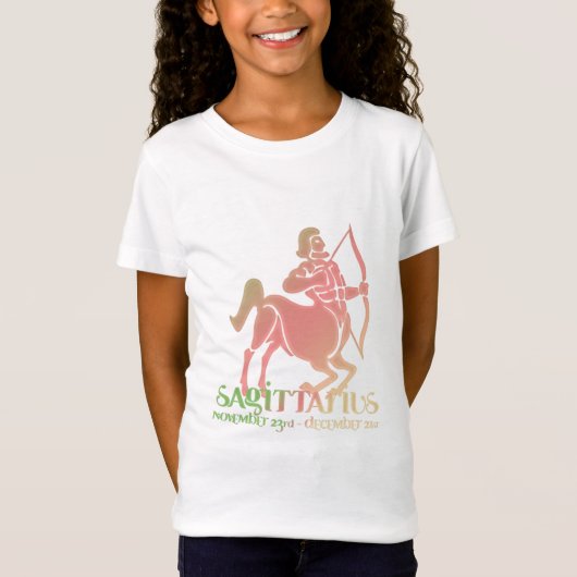 Sagittarius Astrology Zodiac d1 T-Shirt (Voorkant)