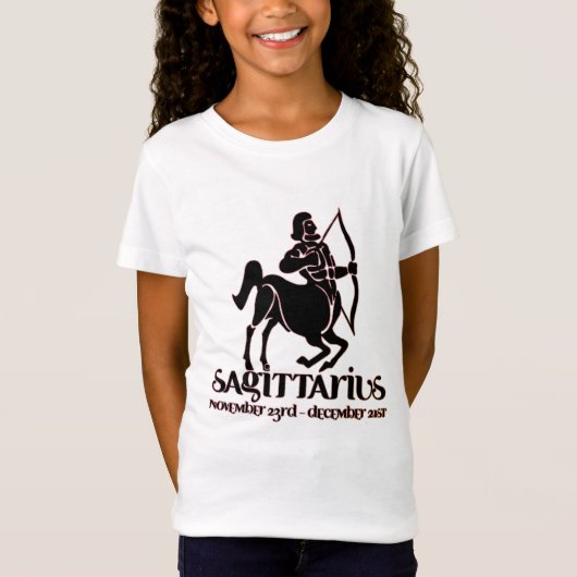 Sagittarius Astrology Zodiac d2b T-Shirt (Voorkant)