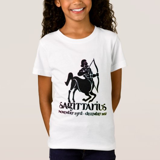 Sagittarius Astrology Zodiac d5b T-Shirt (Voorkant)
