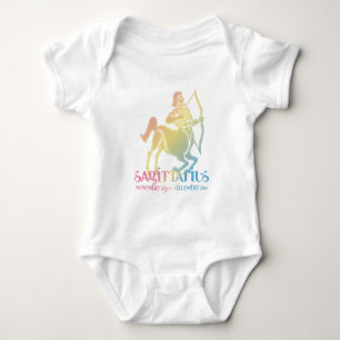 Sagittarius Astrology Zodiac d7 Baby Romper