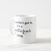 Sagittarius Astrology Zodiac Funny Mug Koffiemok (Voorkant links)