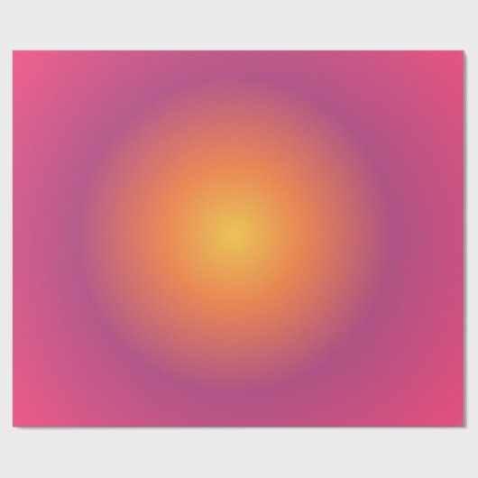 Sagittarius Aura Gradient Zodiac, Paarse geel Cadeaupapier (Vlak)