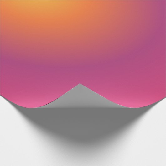 Sagittarius Aura Gradient Zodiac, Paarse geel Cadeaupapier (Hoek)