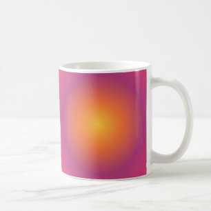 Sagittarius Aura Gradient Zodiac, Paarse geel Koffiemok