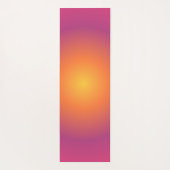 Sagittarius Aura Gradient Zodiac, Paarse geel Yogamat (Achterkant)