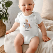 Sagittarius Baby: Archer's Starry Personalized Romper