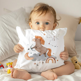 Sagittarius Baby Zodiac Nursery Pillow Kussen