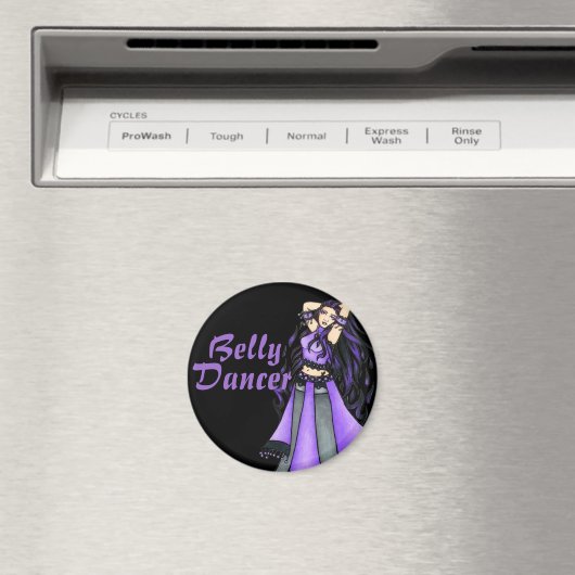 Sagittarius Belly Dancer Paars Magneet (Insitu (Vaatwasser))