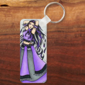 Sagittarius Belly Dancer Paars Sleutelhanger (Achterkant)