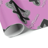 Sagittarius Birth Sign Celtic Knot Zodiac Paper Cadeaupapier (Rol Hoek)