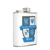 Sagittarius Birthday Crest™ December 1-21 Heupfles (Rechts)