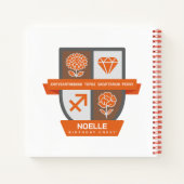 Sagittarius Birthday Crest™ November 22-30 Notitieboek (Achterkant)