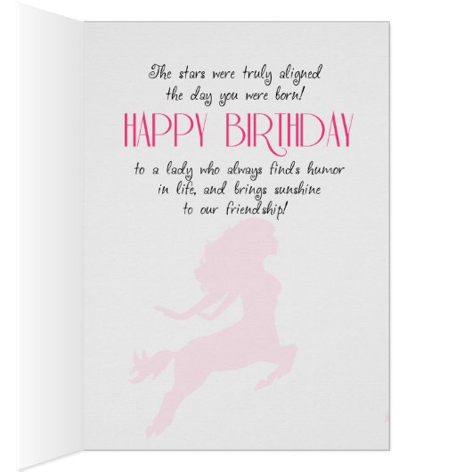 Sagittarius Birthday Haar roze nov 23 tot 22 dec. (Binnen (Rechts))