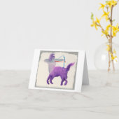 Sagittarius Birthday Kaart (Gele Bloem)