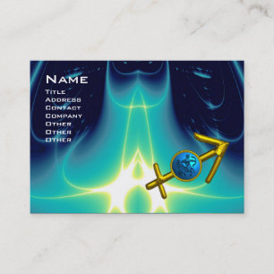 SAGITTARIUS - Blue Turquase Visitekaartje