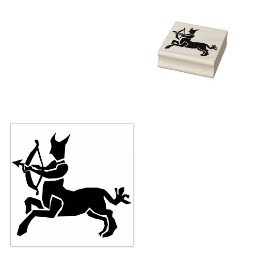 sagittarius boogschutter - zegel rubberstempel (Gestempeld)