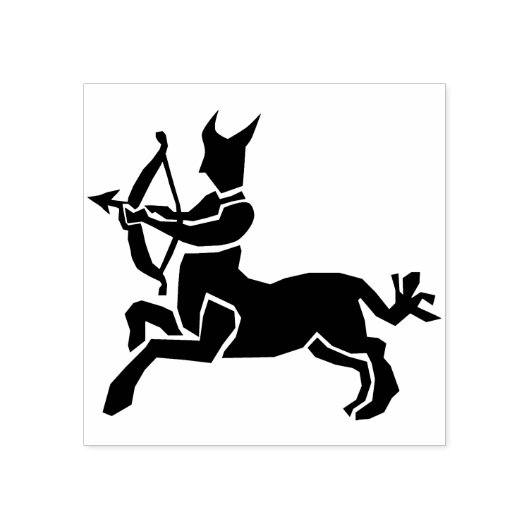 sagittarius boogschutter - zegel rubberstempel (Afrduk)