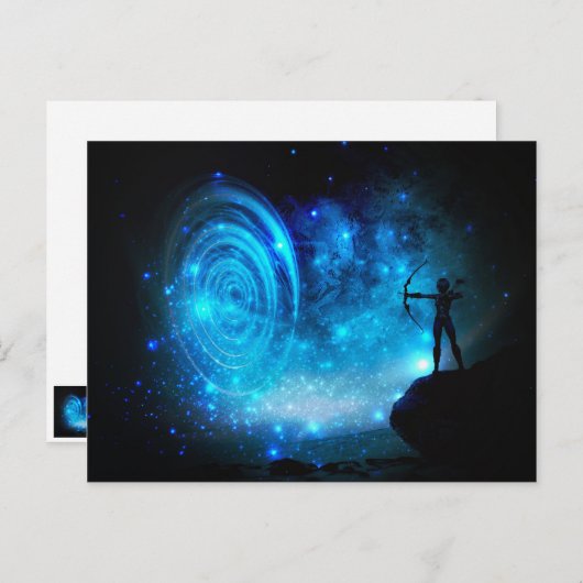 Sagittarius Briefkaart (Voorkant / Achterkant)