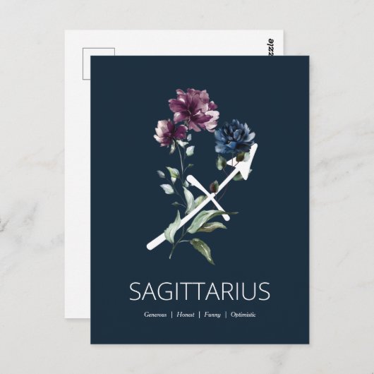 Sagittarius Briefkaart (Voorkant / Achterkant)