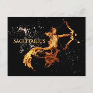 Sagittarius Briefkaart - Zodiac Symbolen