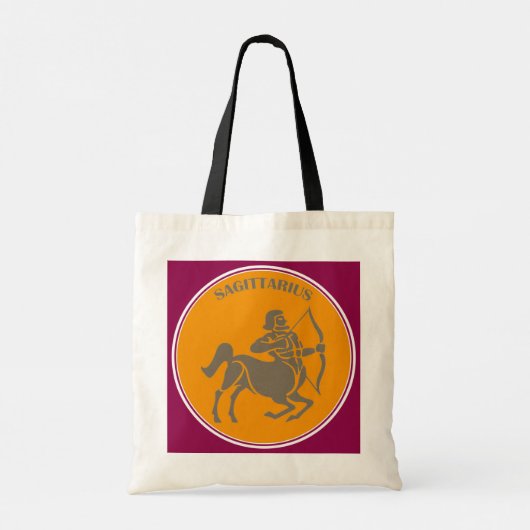 Sagittarius Canvas tas (Achterkant)