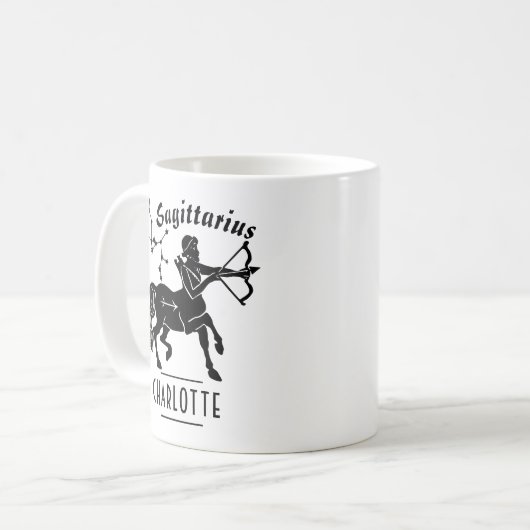 Sagittarius Centaur Constellation Name Birthday Koffiemok (Voorkant links)