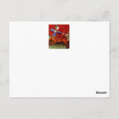 Sagittarius characteristics zodiac card briefkaart (Achterkant)