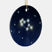 Sagittarius Constellation | Aangepaste naam Keramisch Ornament (Rechts)