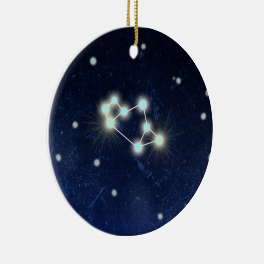 Sagittarius Constellation | Aangepaste naam Keramisch Ornament (Rechts)