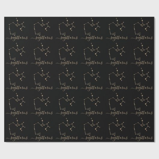 Sagittarius Constellation Cadeaupapier (Vlak)