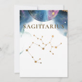 Sagittarius Constellation, Celestial Table Number (Voorkant)