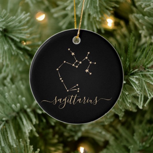 Sagittarius Constellation Ceramic Ornament (Boom)